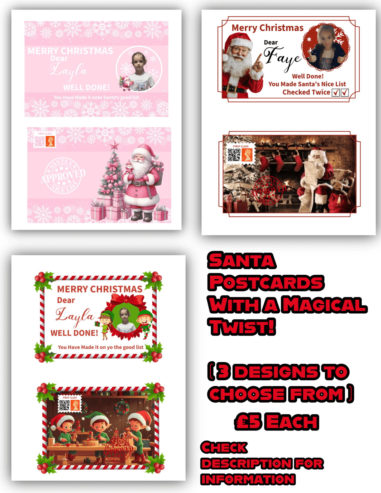 🎅 Santa Postcards With a Magical Twist! - Phimedil Designs