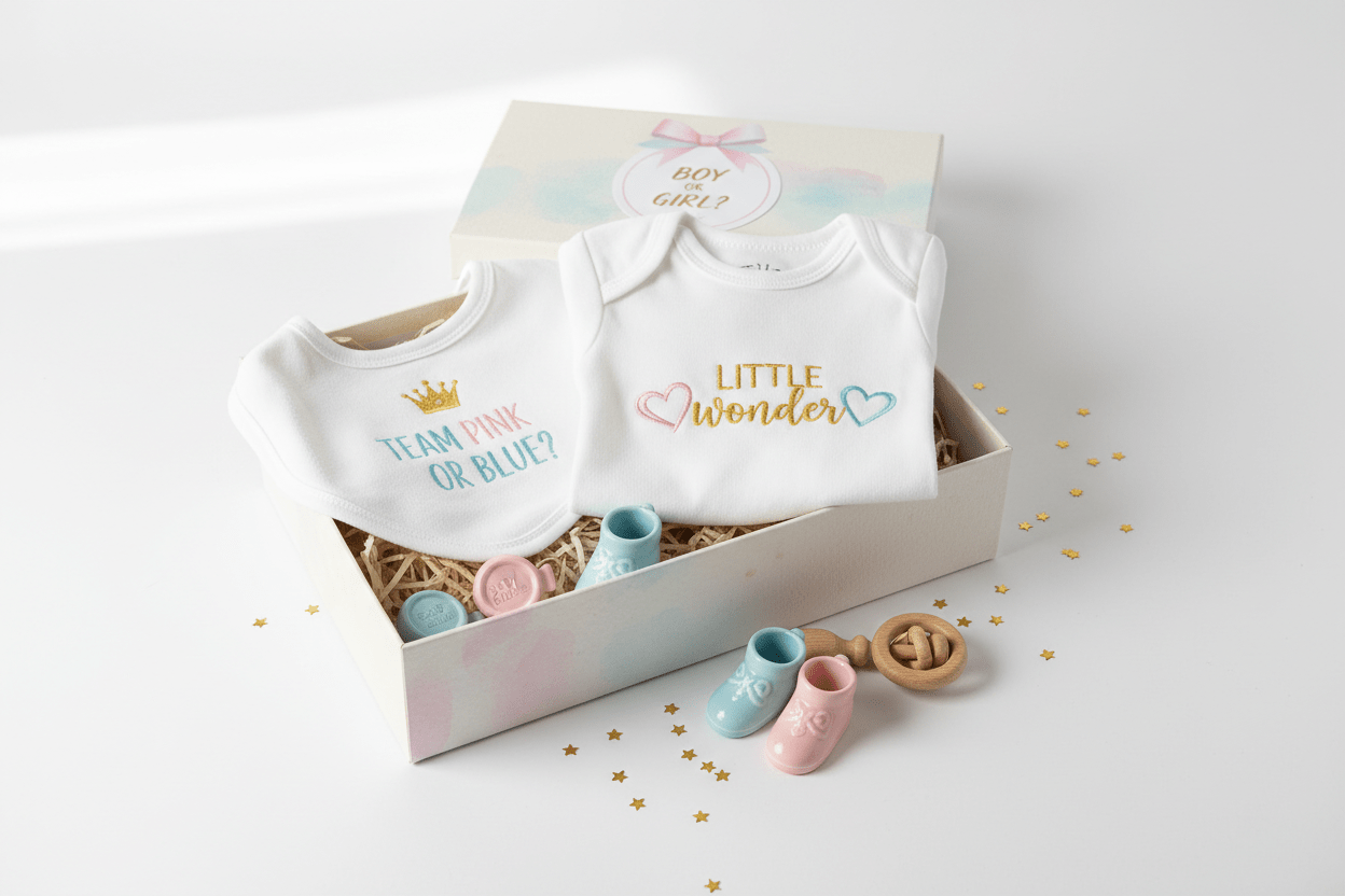 Baby Reveal Sets – Personalised Gender Reveal Gifts - Phimedil Designs