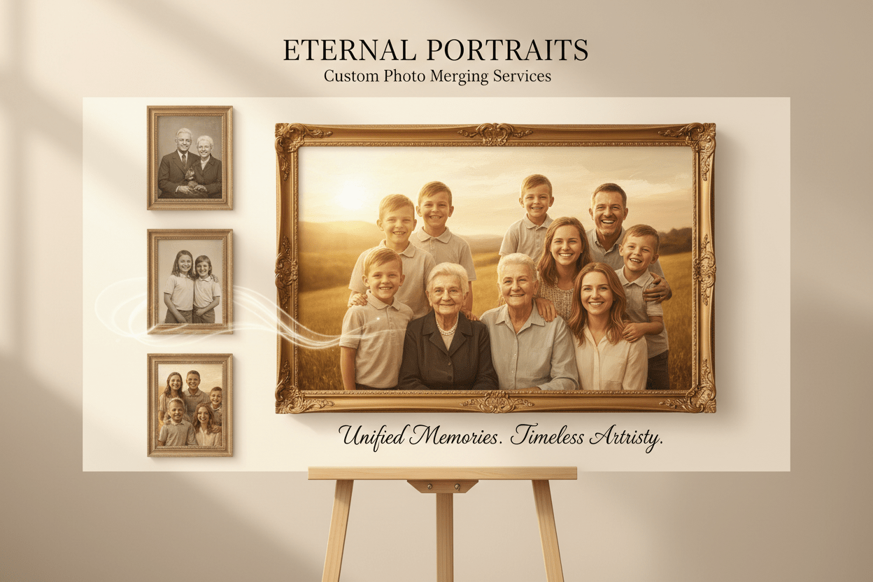 Custom Photo Merging – Turn Your Memories Into a Masterpiece - Phimedil Designs