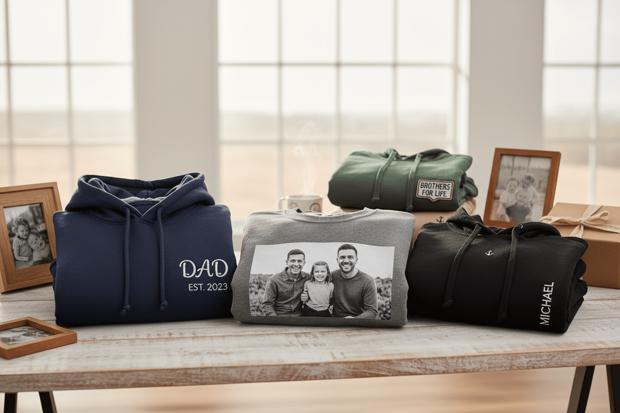 Men’s Personalised Hoodies & Sweatshirts - Phimedil Designs
