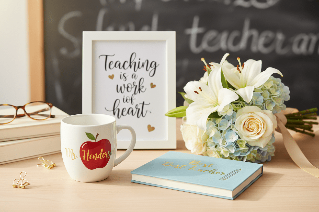 Teacher Gifts – Personalised Keepsakes & Thank You Presents - Phimedil Designs