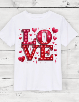 Kids' Personalised Valentine's Day T-Shirt – Cute & Fun Love Tees