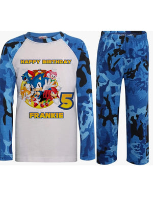 Boys' Personalised Birthday Pyjamas – Soft Cotton, Family Matching