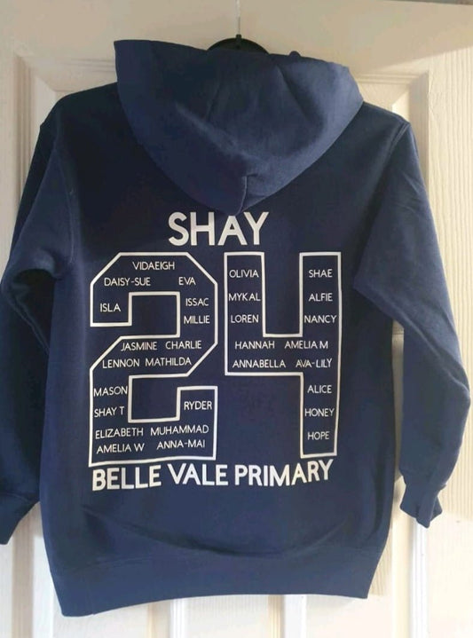 Leavers Hoodie 2025 - Personalised Class of 2024 Names - Phimedil Designs