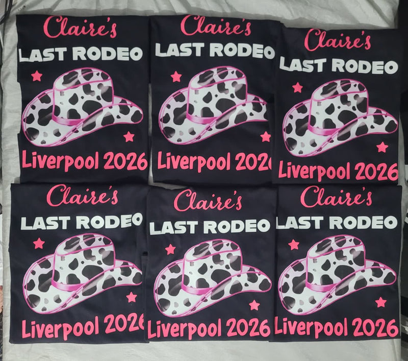 Personalised Hen/Stag Party T-Shirts – Custom Name & Message | Adults - Phimedil Designs