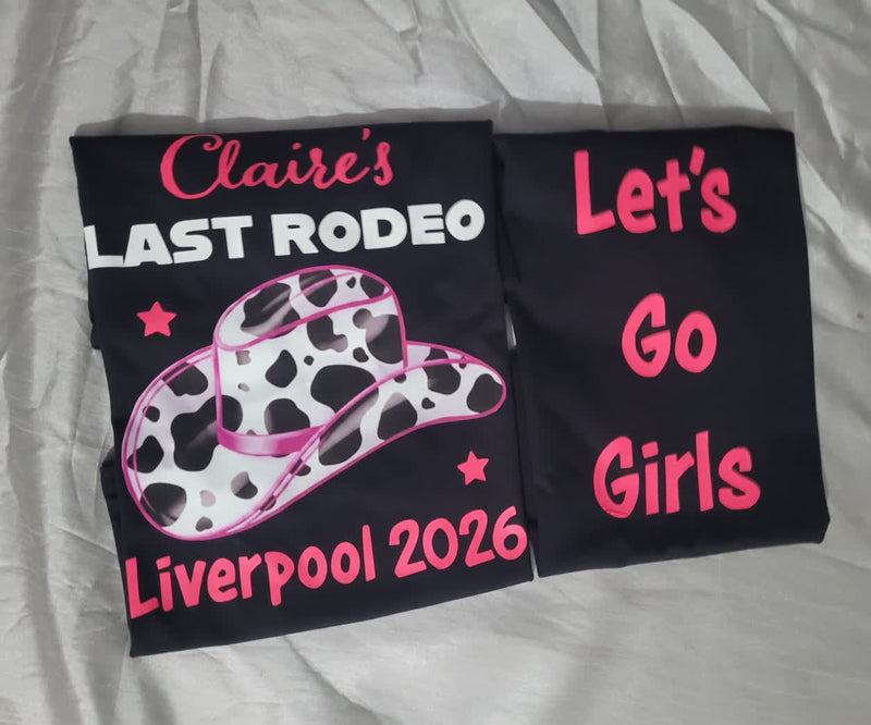 Personalised Hen/Stag Party T-Shirts – Custom Name & Message | Adults - Phimedil Designs