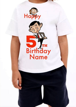 Boys' Custom Birthday Tee – Favourite Character & Name