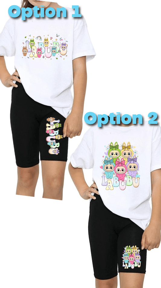 Our adorable Labubu Short Sets - Phimedil Designs