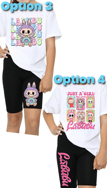 Our adorable Labubu Short Sets - Phimedil Designs