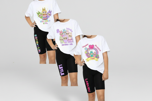 L🎂 Personalized Birthday T-Shirt & Outfit Set – Themed (3 Options!) - Phimedil Designs