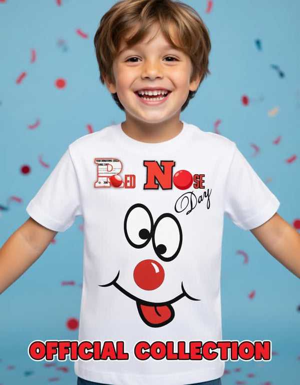 Personalised School Events T-Shirts – Number Day, Red Nose Day, Children in Need & More - Phimedil Designs