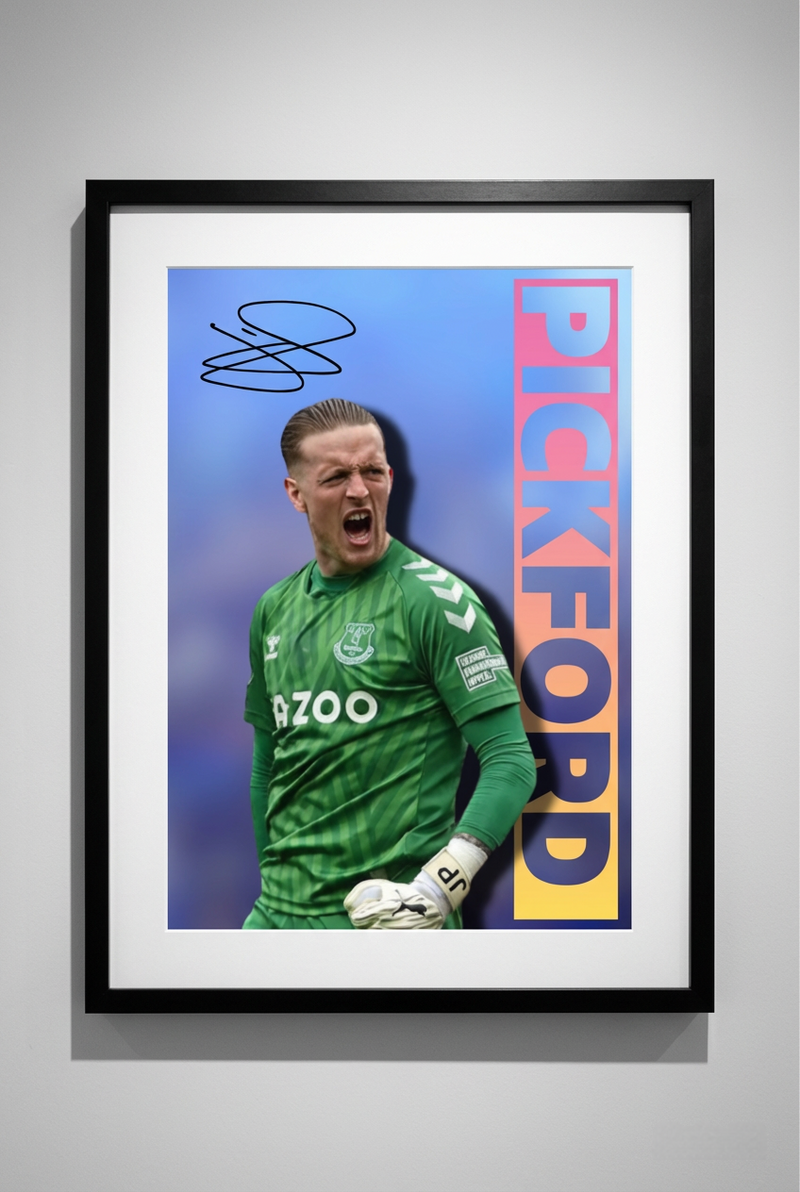 Personalised Football Fan Gift Print | Custom Player Wall Art