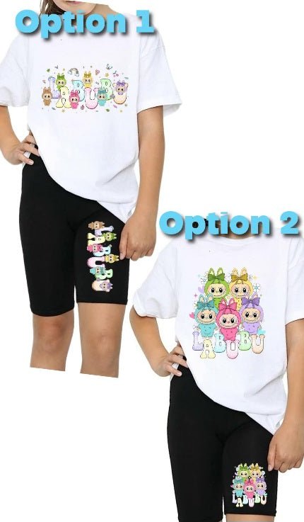 Our adorable Labubu Short Sets - Phimedil Designs
