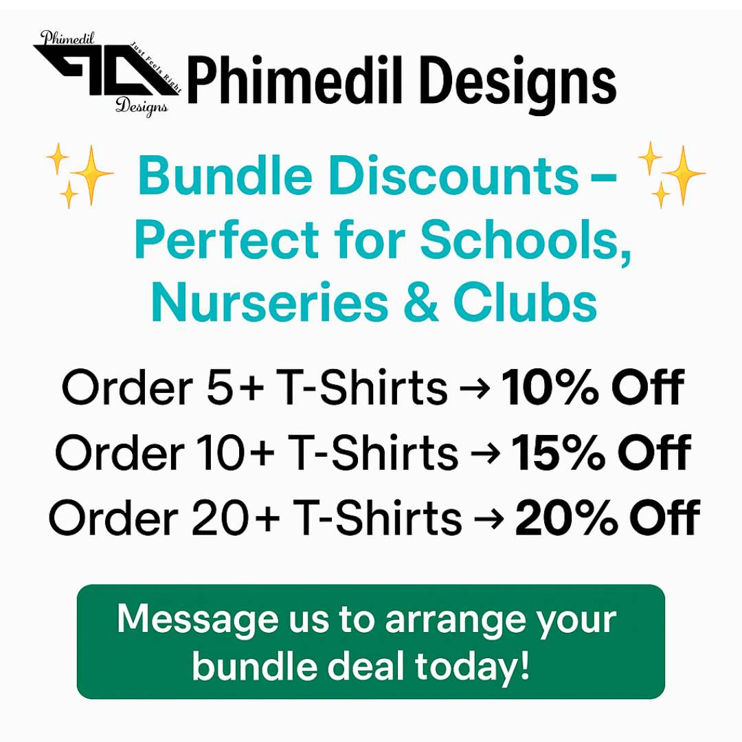 Children in Need T-Shirt | Pudsey Bear Fundraiser Top | Kids & Adults Charity School Event Tee | Add Character + Personalised | £1 Donation - Phimedil Designs