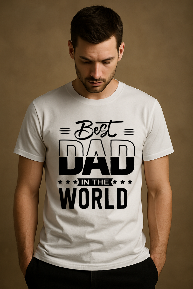 Funny Father's Day Shirt - Custom Gift for Dad & Grandpa | "Best Dad Ever" Graphic Tee | Premium Cotton Father’s Day T-Shirt
