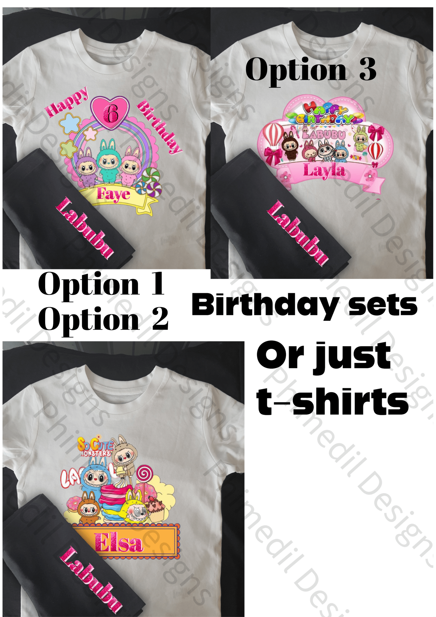 Birthday Girls' Shorts & T-Shirt Sets | Comfy Kids Summer Outfits - Phimedil Designs