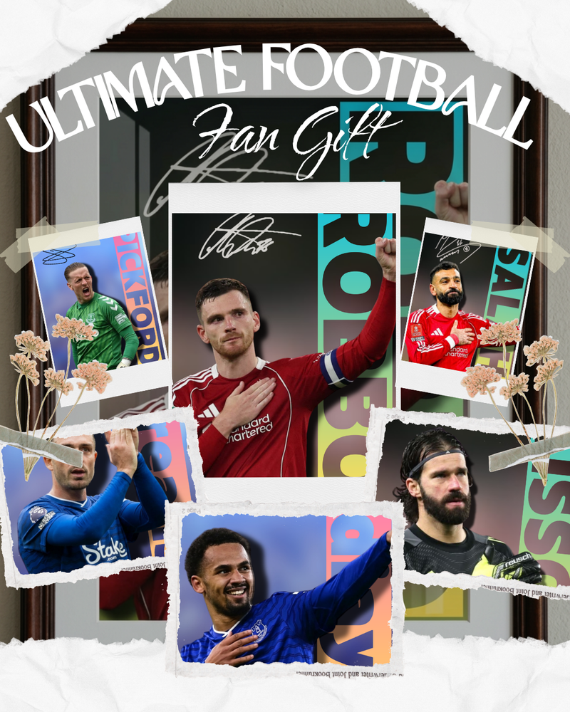 Personalised Football Fan Gift Print | Custom Player Wall Art