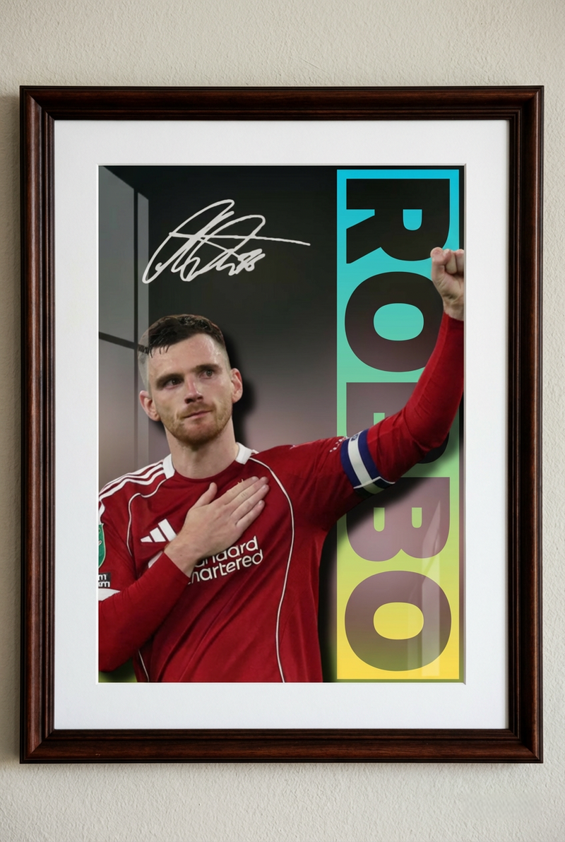 Personalised Football Fan Gift Print | Custom Player Wall Art