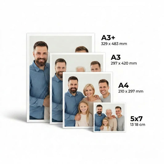 Personalised Photo Print – Custom Size Prints | 5x7, A4, A3 & A3+