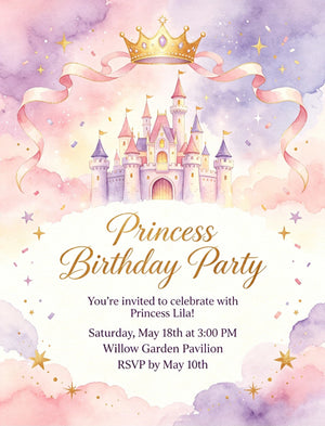 Birthday Invitation with Envelopes